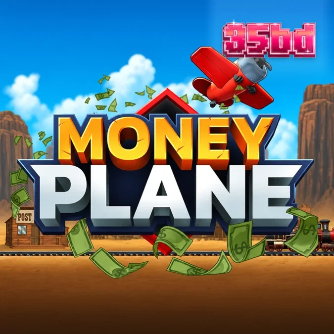 Money Plane slot machine interface showing the flight path and multiplier mechanics.
